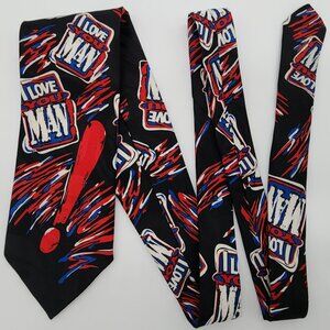 Brewers of Bud Light Beer Necktie Black Polyester 55.5" Long 3.75" W MMG Genuine